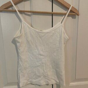 Brandy Melville John Galt Tank White